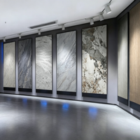 Panneau en placage de fibre de charbon de bambou, panneau mural en marbre brillant, panneau mural décoratif intérieur en PVC pour gymnases, écoles, hôpitaux