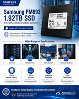 Untuk Samsung PM893 1.92TB Enterprise SSD 2.5" SATA 6Gbps MZ7L31T9HBLT-00A07 Server Solid State Drive