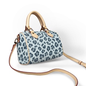 Bolso Boston de Cuero PU con Estampado Personalizado, Bolso Bandolera Vintage con Diseño Gráfico Personalizado, 1 Pieza - Product Image 1