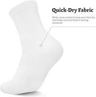 Chaussettes de course à compression avec ventilation en maille pour hommes et femmes, chaussettes de performance athlétiques