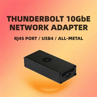 Adaptador de Red USB a Ethernet THUNDERBOLT 10GbE para Uso Externo en Portátiles, Disponible en Stock