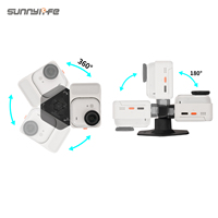 Support de casque magnétique flexible et adhésif Sunnylife à dégagement rapide pour caméra d'action Insta360 GO Ultra