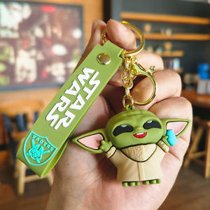 Étoiles guerre Yoda bébé sac pendentif dessin animé porte-clés voiture suspendu poupée porte-clés poupée cadeau - Product Image 3