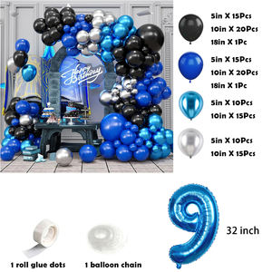32 inç numarası 0-9 dijital balon alüminyum Film balon toptan doğum günü partisi dekorasyon balonu - Product Image 2