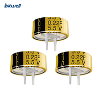 Condensateur Farad Korchip DCST5R5224 de type C 5,5 V 0,22 F avec bornes CMS -25~+85 – Meilleures ventes