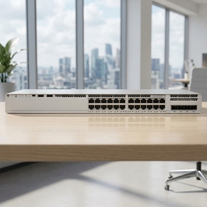 <span class=keywords><strong>Switch</strong></span> C9200L-24T-4G-A Serie C9200, 24 Porte <span class=keywords><strong>Gigabit</strong></span> <span class=keywords><strong>Ethernet</strong></span>, 4 Uplink SFP 1G, Network Advantage - Product Image 1