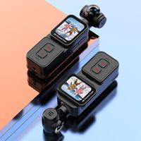 Cámara Deportiva 5K Ultra HD con Control Remoto Wifi, Cámara de Bolsillo 5K con Mini Cámaras Giratorias de 270 Grados para Fotografía