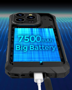 Teléfono Inteligente Industrial para Exteriores, Resistente al Agua IP68, con Visión Nocturna Infrarroja de 48MP, Android 14, Doble SIM, 4G GSM, Desbloqueado - Product Image 5