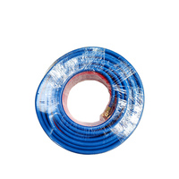 Tubes en plastique jumeaux simples de tuyau de soudure de PVC de double couleur d'acétylène d'oxygène de PVC avec des connecteurs