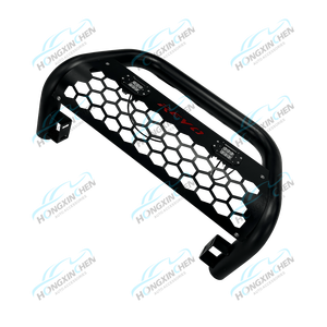 Parachoques delantero de barra de toro de acero negro para camionetas compatible con Navara Colorado <span class=keywords><strong>FJ</strong></span> Cruiser Pajero NP300 - Product Image 2