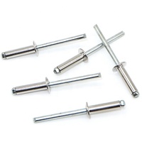 Rivets aveugles à tête fraisée Rivets aveugles en aluminium d'acier inoxydable à tête ouverte personnalisés en usine