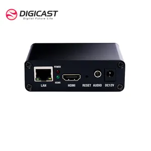 고화질 HD MI IP 4 TS 인코더 H265 H264 비디오 인코더 1080p 해상도 웹 라이브 스트리밍 지원 RTMP HTTP UDP HLS