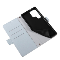 Étui portefeuille en cuir PU avec porte-cartes, dragonne et béquille pour Samsung S22 Ultra/S22 Plus/S22/S21 Ultra/S21/S20