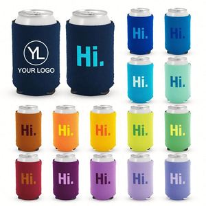 Portavasos de Neopreno Personalizado con Logotipo, Ecológico, Reutilizable, Portátil, Aislante, Plegable, para Bebidas, Promocional, para Latas de Cerveza - Product Image 1