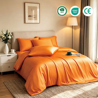 Ensemble de housse de couette en bambou biologique de qualité supérieure Literie douce de luxe Taille King Respectueux de l'environnement Respirant Certifié Oeko Tex Vente en gros
