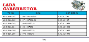 <span class=keywords><strong>Carburateur</strong></span> pour <span class=keywords><strong>LADA</strong></span> OEM, 2108 — 1107010 - Product Image 6