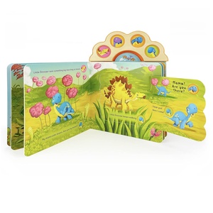 Livre audio sur les <span class=keywords><strong>dinosaures</strong></span> avec fonction sonore et 5 rabats - 12 sons de <span class=keywords><strong>dinosaures</strong></span>, jouet interactif pour les tout-petits garçons - Product Image 3