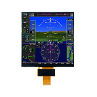 Module LCD TFT carré de 7.5 pouces 800x800 Interface MIPI 40PIN Module LCD carré haute luminosité 1000cd/m² pour simulateur de vol