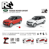 RW lisanslı araç oyuncaklar 1/10 ölçekli Model 2.4GHZ RC Range Rover spor oyuncak arabalar erkek ve kız için