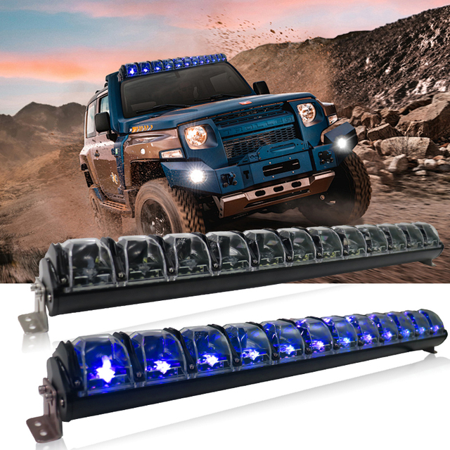 New 12'' 22'' 32' 42'' 52'' RGB High Power Light Bar Brightness Working Light Bar Off Road Led Light Bars for Car Utv Atv 4x4