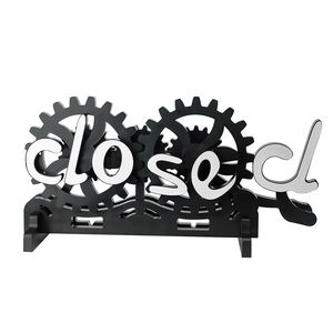 Wholesale New <b>Open</b>/Close <b>Sign</b> Ornament Plastic Reversible Gear Bedroom Room Shop Doorway Notice Home Decor Accessories - Product Image 4