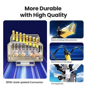 <span class=keywords><strong>สาย</strong></span>เคเบิลอีเทอร์เน็ต ugreen NW106 NW107 <span class=keywords><strong>CAT</strong></span> 7 Ethernet ความเร็วสูงแบนกิกะบิต STP RJ45 LAN 10Gbps <span class=keywords><strong>สาย</strong></span>เคเบิลเครือข่ายแพทช์โค้ดสำหรับเราเตอร์ - Product Image 6