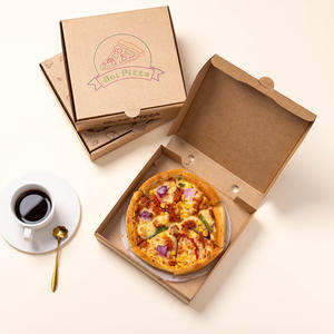 Cajas de Pizza Corrugadas al por Mayor para Llevar y Entregar, Cajas de Embalaje para Pizza con Logotipo - Product Image 1