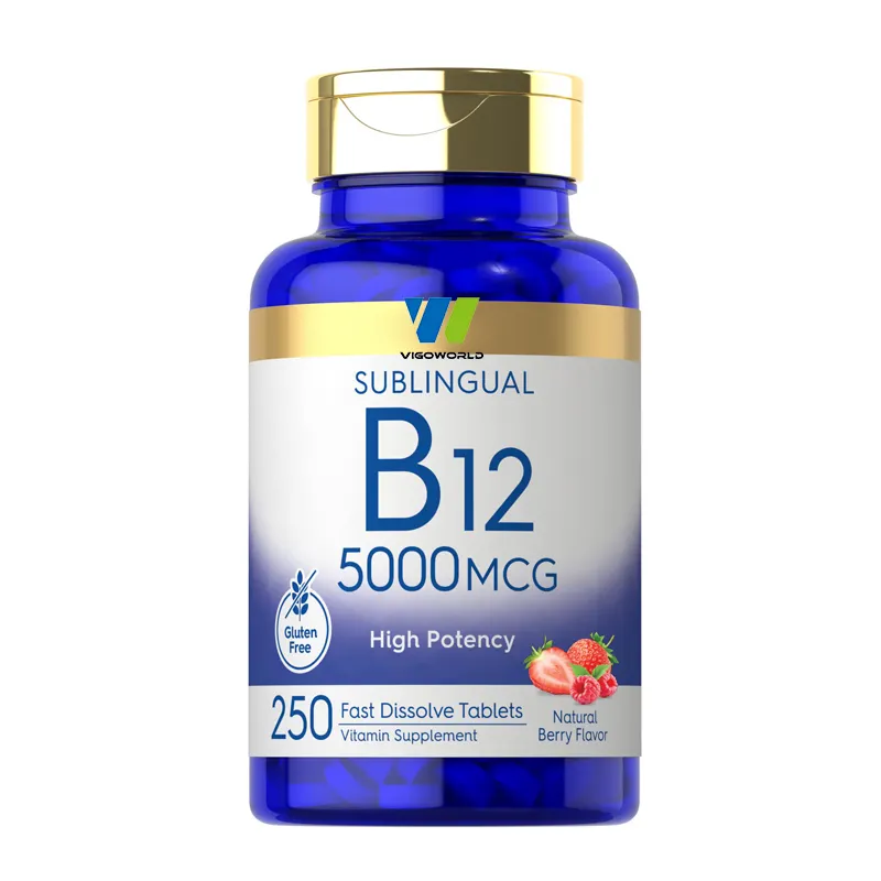 뜨거운 제품 개인 보충 비타민 B12 5000mcg 씹을 수있는 용해 정제