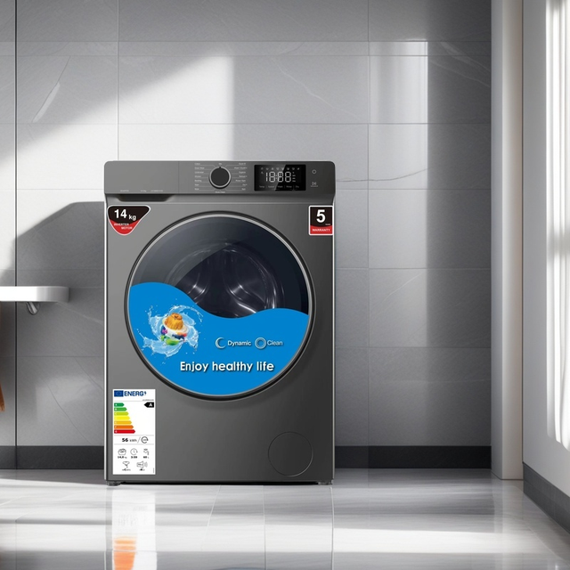 L G Smart Inverter Front Load Washing Machine with Dryer Set 14kg/10kgs for Apartment Energy Saving Home Laundry Appliance 220V