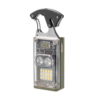 2023 mới nhất kỹ thuật số hiển thị điện mini xách tay cắm trại ánh sáng làm việc ánh sáng có thể sạc lại đèn pin với Keychain nhẹ hơn - Product Image 3