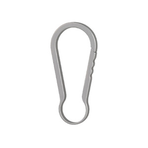 Titanium alloy <b>car</b> key ring, small EDC (Everyday Carry) <b>hook</b>, metal minimalist waist hanger - Product Image 4