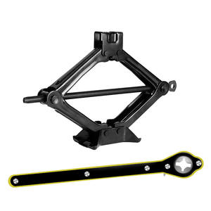 Crics de voiture portables, crics électriques à manivelle à économie de main-d'œuvre avec capacité de 3 tonnes, supports en aluminium et en acier - Product Image 1