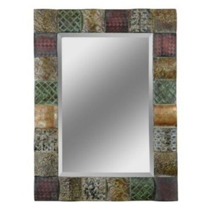 Diamond-Studded 4mm Beveled Aluminum Custom Size High-End <b>Wall</b> <b>Mirror</b> Round Pattern Tempered Glass Decoration <b>Mirror</b> - Product Image 3