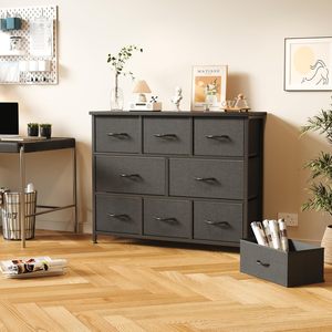 Moderne 8-Schubladen-Kommode für Schlafzimmer Easy Pull Handle MDF Kommode Wohn möbel für Wohnzimmer - Product Image 6