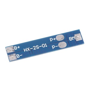แผงป้องกันแบตเตอรี่ลิเธียม 8.4V 2S กระแสไฟ 5A จำกัดกระแส 7A ป้องกันการชาร์จเกินและการคายประจุเกิน - Product Image 2