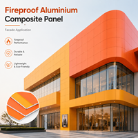 Panneau composite en aluminium (ACP) ignifuge gris argenté revêtu de PVDF 4x8 pour façade de bâtiment et mur-rideau