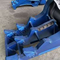 Pulvérisateur de godets d'excavatrice hydraulique JISAN certifié CE, concasseur de béton pour démolition de bâtiments, pour excavatrices mini de 5 à 35 tonnes