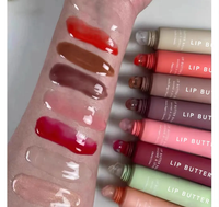 Baume à lèvres hydratant intense sans logo, haute pigmentation, effet beurre, gloss à lèvres, marque privée, peptide, gloss à lèvres populaire