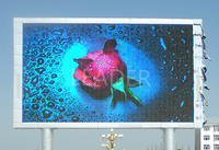 Écrans d'affichage LED publicitaires extérieurs fixes de grande taille P5, mur vidéo, fournisseur OEM d'écrans LED