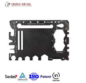 Yeni Tasarımlar edc Aletleri Popüler Özelleştirilmiş Logolu Hediyeler <span class=keywords><strong>Mini</strong></span> Hediyeler 42'si 1 Arada Çok Amaçlı Alet Kartı - Product Image 1