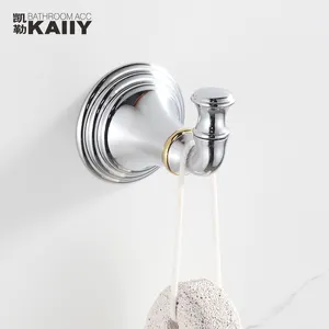 KAIIY Modern Bathroom 4PCS Zinc Material Wall Mounted Bathroom Accessories Sets