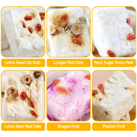 Multi-flavore Freeze Dried Food Bulk Instant Tremella Soup Rock Sugar Snow Pear