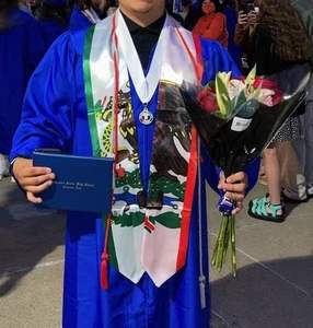 Bandera mexicana Graduación Mantón Faja Niñas Artículo de invierno Estilo hispano Latino - Product Image 5