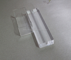 Porta carte nome promozionale ufficio chiaro Plexiglass acrilico Desktop porta-nome scatola porta-carta di lusso lucido porta-carta - Product Image 2