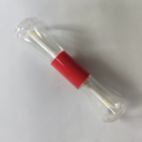 Mascara Eyeliner transparent de forme ronde à deux têtes OEM Tubes de brillant à lèvres Bouteilles en plastique pour emballage de maquillage