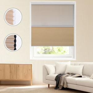 ستائر كهربائية مدمجة بالجملة مع محركين وبطارية ليثيوم داخلية، ستائر تعتيم على شكل خلية النحل - Product Image 6