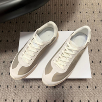 Baskets de luxe pour hommes en cuir véritable, style rétro, respirantes, à lacets, décontractées et de course, chaussures d'hiver, tendance mode