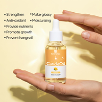 Huile pour cuticules d'ongles OEM 30 ml avec 19 saveurs saines, supplément de vitamine E, parfum fruité, produit de soin des ongles