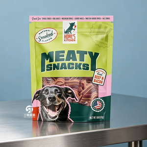 Factory Custom Dog Food <b>Packaging</b> <b>Bags</b> Stand Up Zipper Window Pouch Laminated Digital Printing - Product Image 5