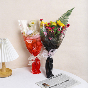 Không thấm nước rõ ràng bó hoa tay áo bao bì túi Hoa Quà Tặng Hoa cung cấp giấy gói Hoa - Product Image 5